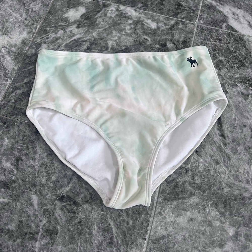 abercrombie kids - tie die high waisted swim bottoms